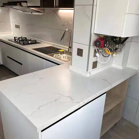 Prefabricated Natural/Artificial/Engineered Stone Granite/Quartz/Marble Kitchen Countertop for Hotel Project Countertop