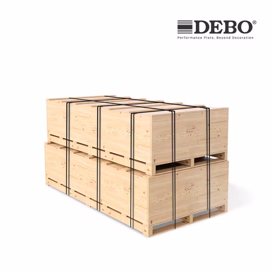 Mobiliario de oficina Debo colorida superficie variada laminado compacto HPL escritorios de oficina mesa de resina para empresa